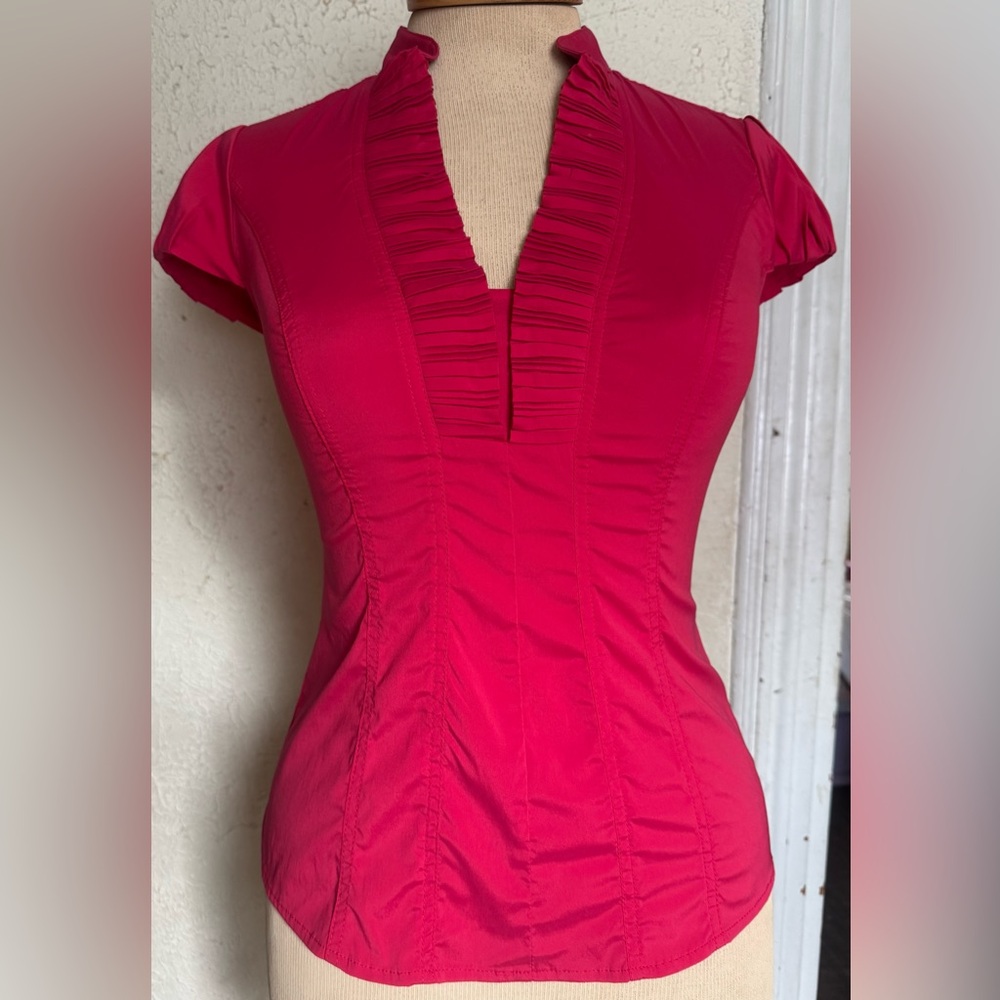 Vibrant Pink Express top blouse size xs